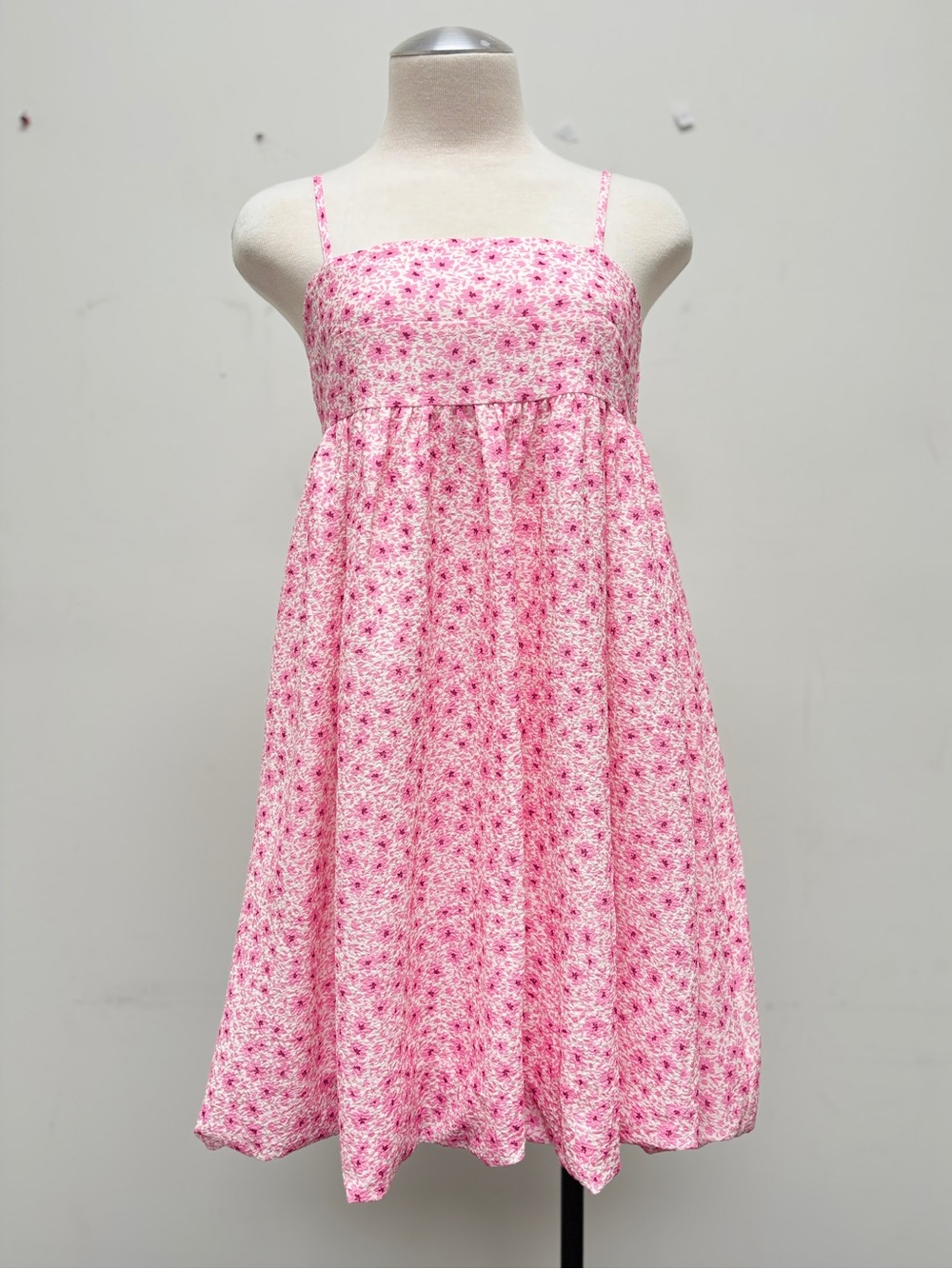 Blush Floral Babydoll Dress